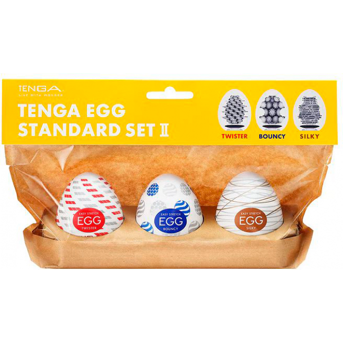 Набор мастурбаторов TENGA EGG STANDARD SET 2 EGG-RP02